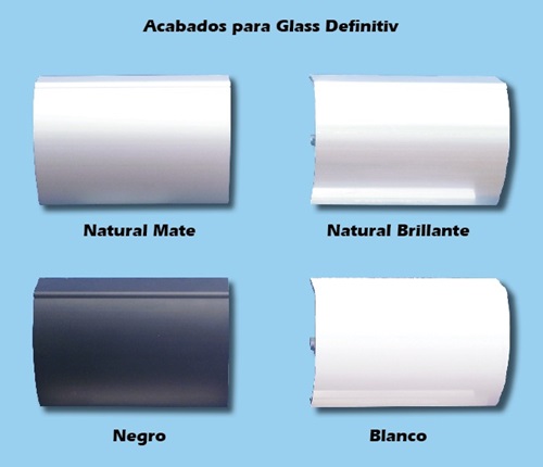 Cancel Corredizo Glass Definitiv de lujo para cristal de 9.5mm - Imagen 4