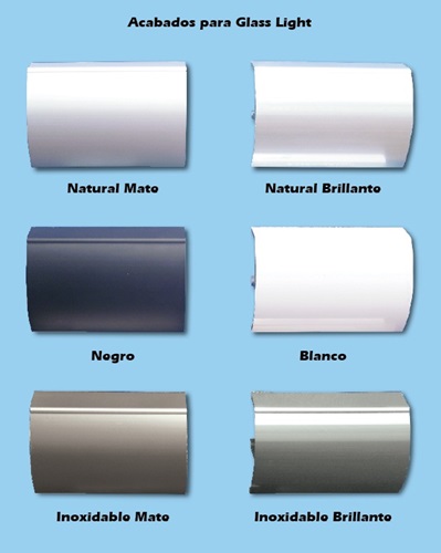 Cancel corredizo Glass Light para cristal de 6 mm - Imagen 4